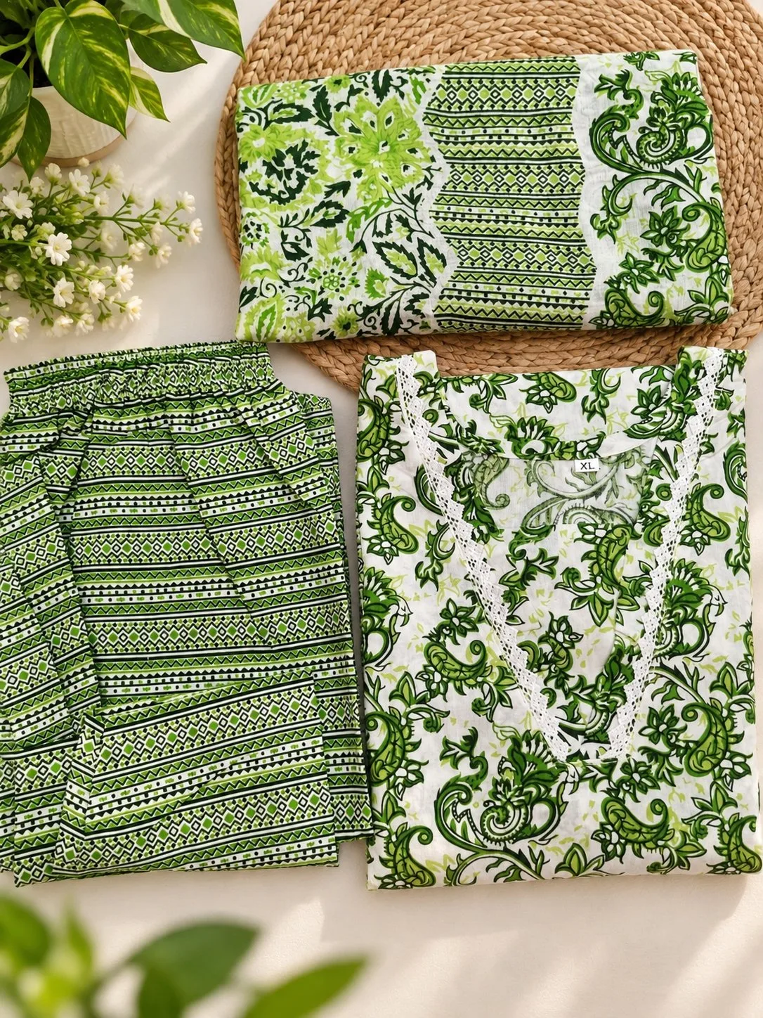 Floral Printed 3-Piece Kurta Set with Dupatta — photo 9